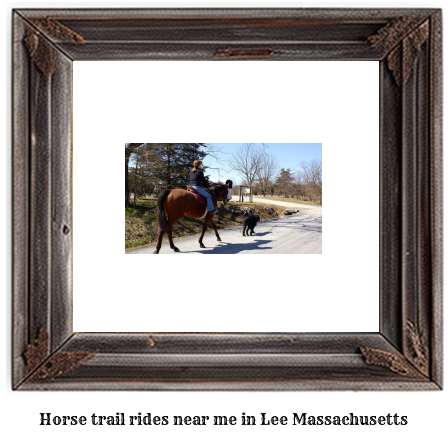 horse trail rides near me in Lee, Massachusetts